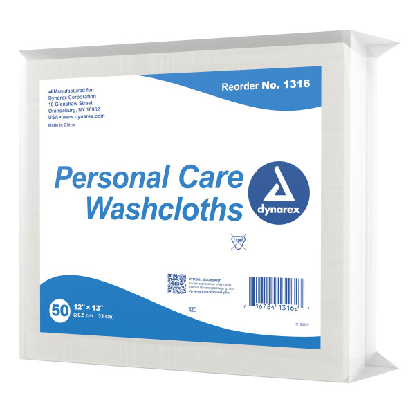 Personal Care Washcloths 12 x 13in 50pc