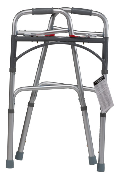 Adult Two Button Folding Walker, (32”-39”)