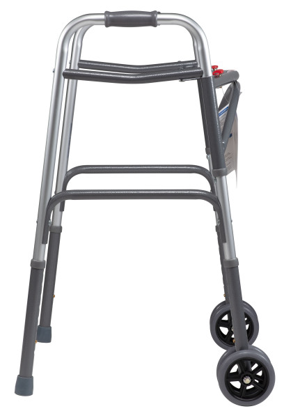 Heavy Duty Bariatric Walker with 5″ Wheels