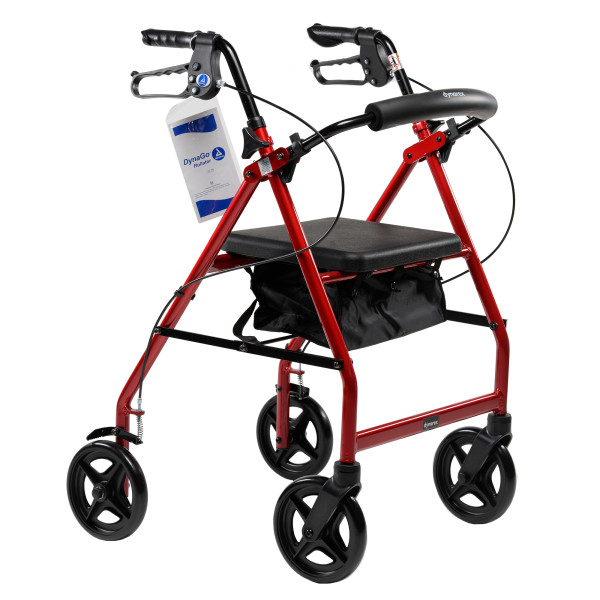 DynaGo™ Quad 8 – Aluminum Rollator with 7.5inch Wheels