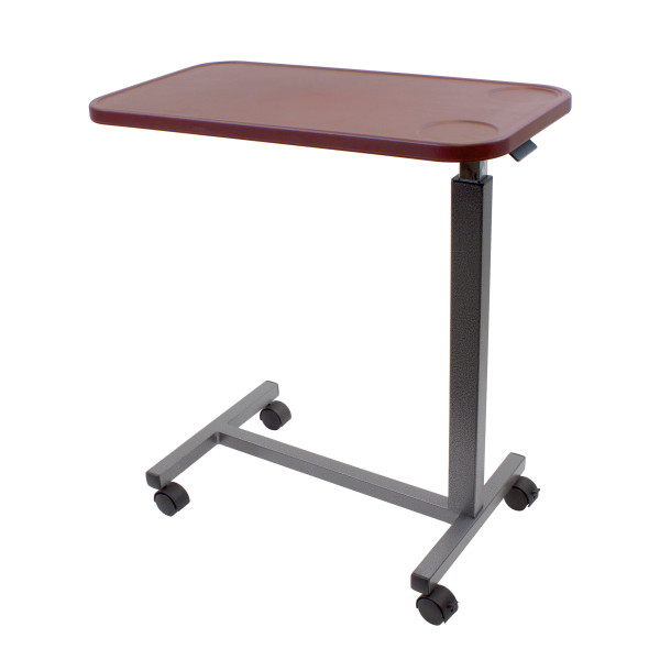 Overbed Table Plastic- Cherry