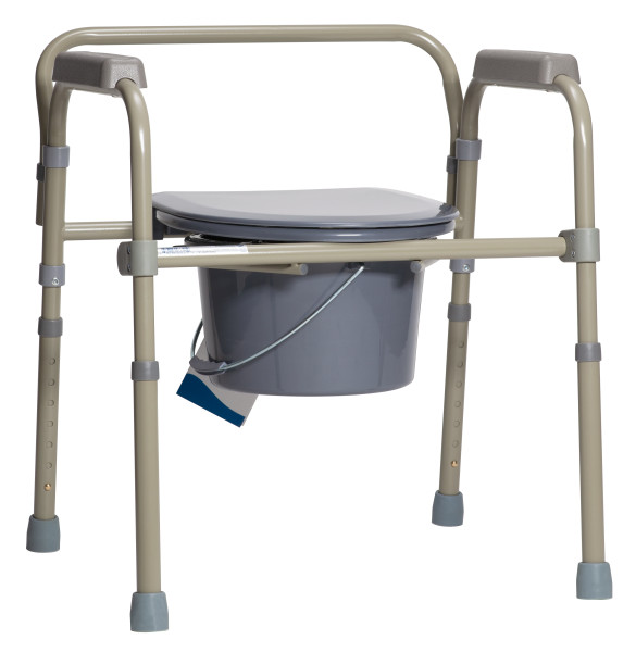 Folding Bedside Commode - Bulk Packed - Image 7