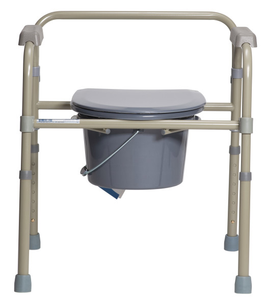 Folding Bedside Commode - Bulk Packed - Image 5