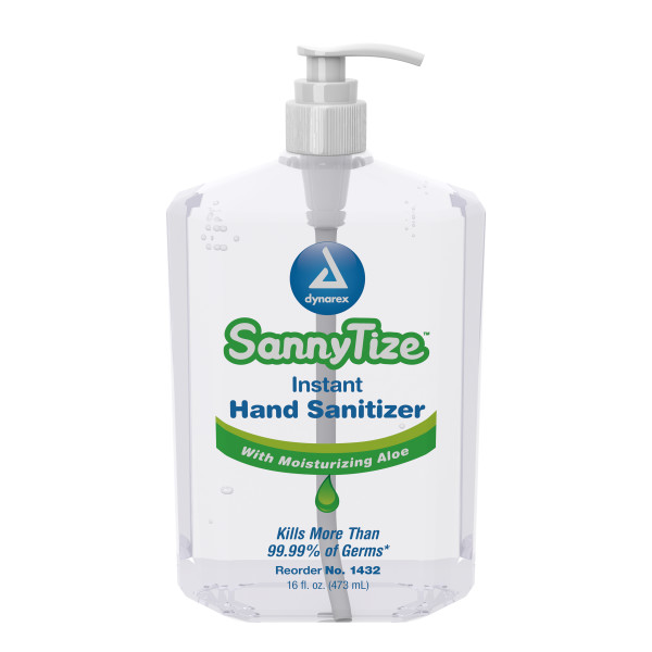 SannyTize Instant Hand Sanitizer 16 oz – square pump