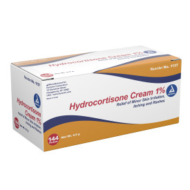 Hydrocortisone Cream 0.9 g foil packet 144/cs
