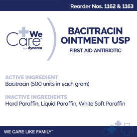 Bacitracin Ointment 0.5 oz. Tube