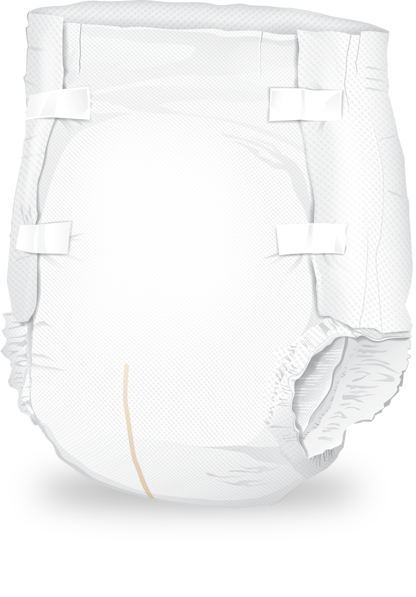 Presto Brief with tabs, Value Plus Medium 16 / pack 4/cs ABB1020 - Image 3
