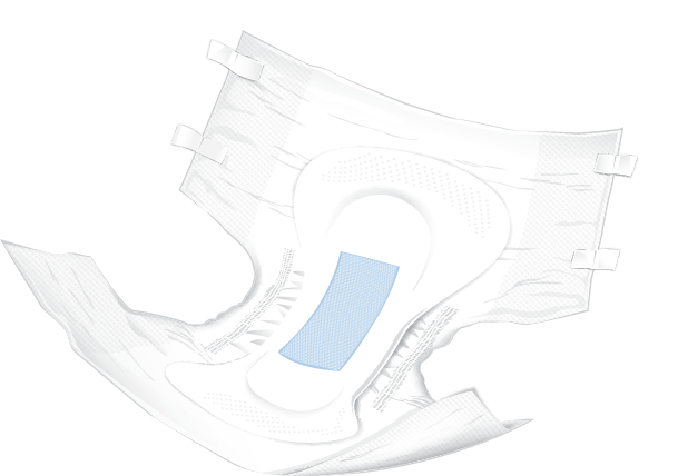 Presto Brief with tabs, Value Plus Medium 16 / pack 4/cs ABB1020 - Image 4