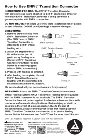DynaSpike Enteral Delivery Pump Set with ENFit connector 30/case