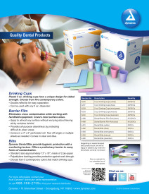 Dental Barrier Film 4 x 6in - Clear or Blue 1200/cs - Image 2