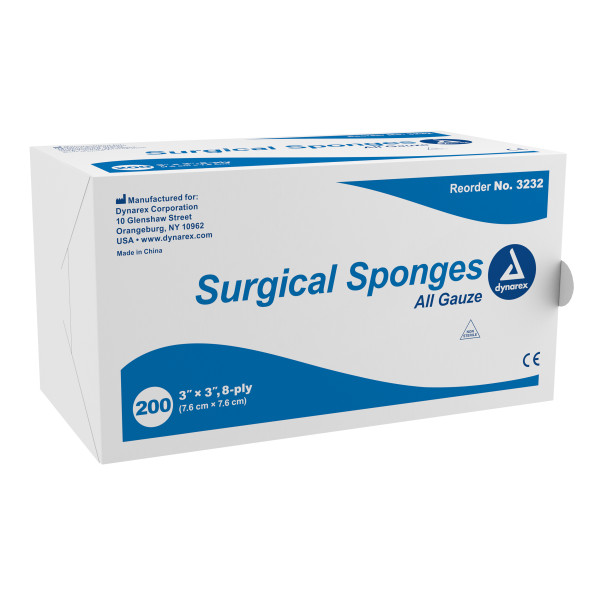 Surgical Gauze Sponge 3″ x 3″
