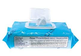 Prima Wipes Adult Washcloths, 48 Extra-large Wipes Per Pack