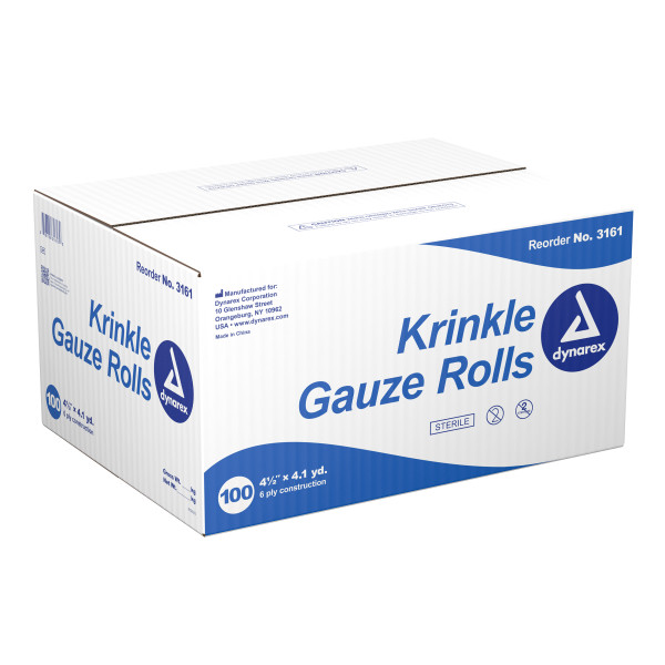 Krinkle Gauze Roll – 4.5″ x 4.1yd., Sterile