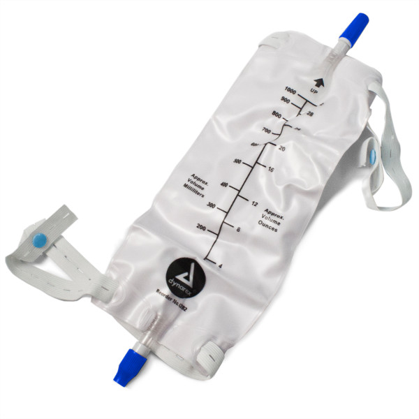 Urinary Leg Bags Sterile, with valve, M-L