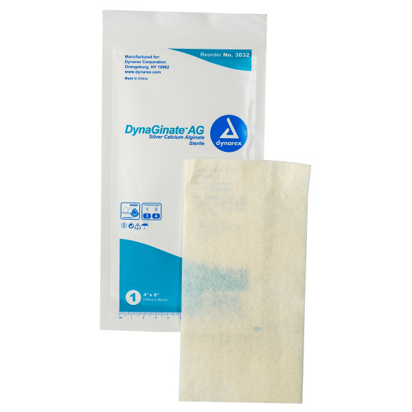 DynaGinate™ AG Silver Calcium Alginate Dressing (different sizes)