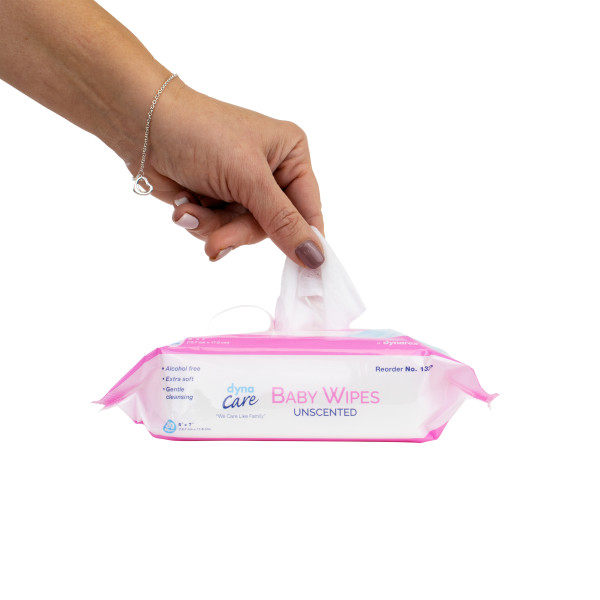 Baby Wipes (Unscented) 5 x 7in – 80