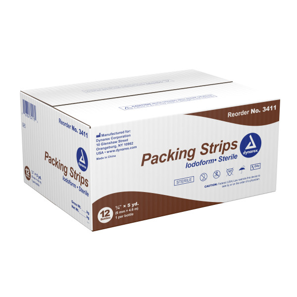 Packing Strips Iodoform – Sterile 1/4in x 5 yds