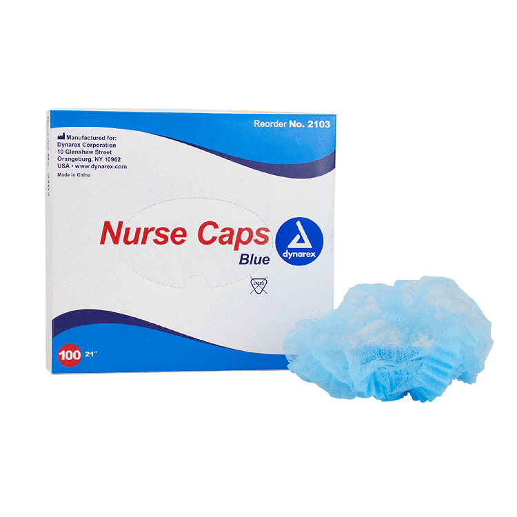 Bouffant Nurse Cap: 21″, 100 Count
