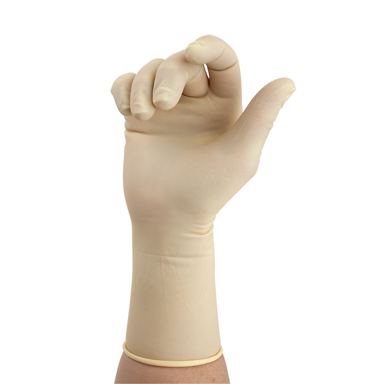 Sterile Latex Surgical Gloves Powder Free: Size 6.5, 50 Count